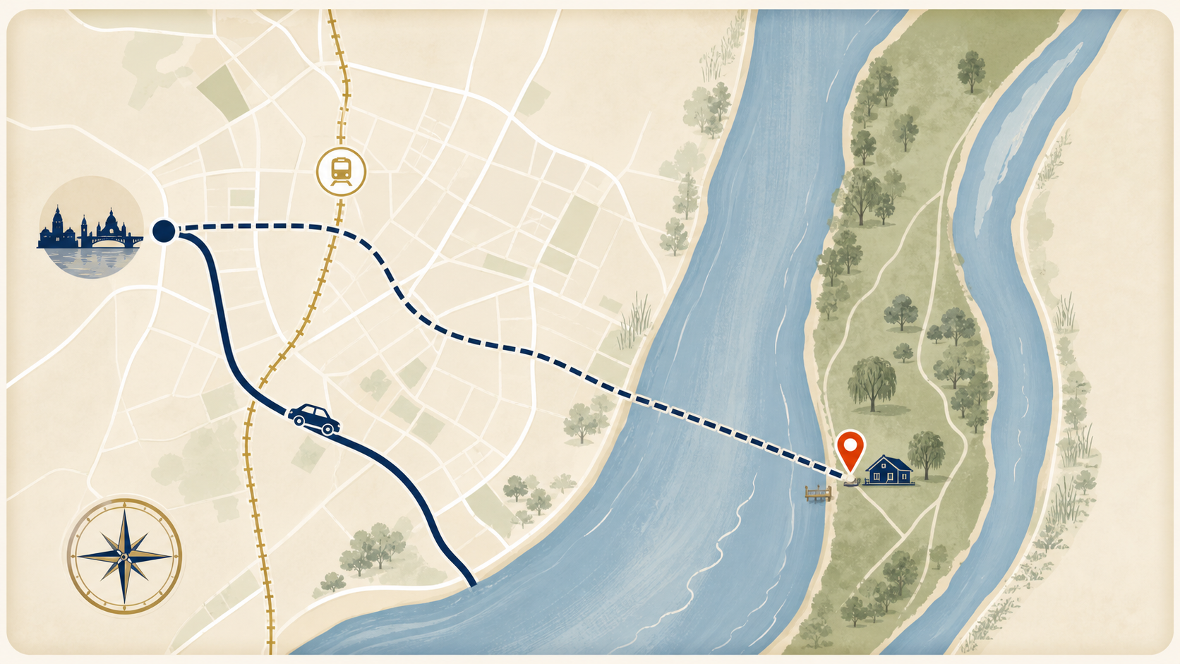 Budapest–Ráckeve, Angyalisziget utca 75. — útvonal térkép